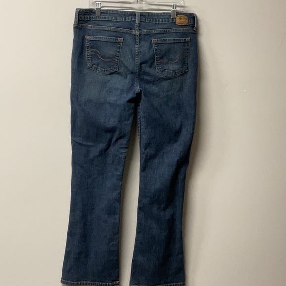 Levi’s Signature Low Rise Boot Cut Jeans Denim Medium Wash size 16 Long Western - Picture 5 of 12
